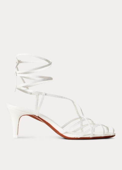 Women's Polo Ralph Lauren Deana Leather Sandals | 813690NIA